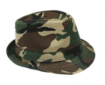 New Camouflage Army Fedora Hat