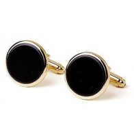 Cufflinks GENUINE ONYX Cuff Links
