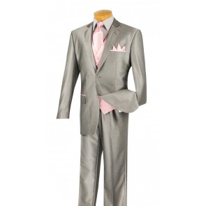 Tuxedo Suit Men's 5 Piece With Matching Vest Tie and Pocket Square Wedding Prom