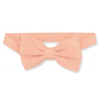 Satin Peach Pre Tied Bowtie Mens 