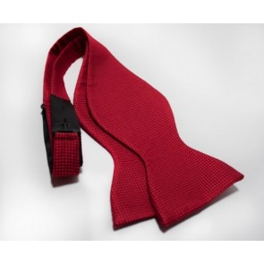 Bow Tie Waffle Pique Silk Self Tie Bow Tie All Colors