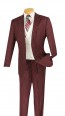 Church Suit Gangster Stripe  Three Piece Single Breasted Notch Lapel Prom Suit