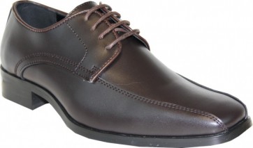 Dress Shoes Matte Chocolate Brown Slighty Square Toe