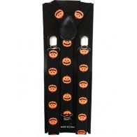 Halloween Pumpkin Mens Suspenders