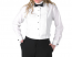 Womens Tuxedo Shirt Wing Collar Tuxedo Shirt
