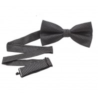 Bowtie TRYLUX CHARCOAL Satin Pre Tied Bow Tie