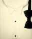 Tuxedo Shirt WING Collar Tuxedo Shirts in White Black and Ivory