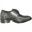 Boys Black Matte Lace Up Dress Shoes