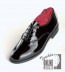 BOYS Classic BLACK Patent Leather Lace Up Tuxedo Shoes