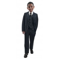 Boys Microfiber Three Piece Suit Set