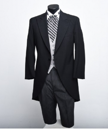 Tuxedo Black Cutaway Daytime Formalwear Coat Only