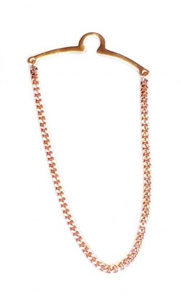Rose Gold Tie Chain Classic Medium Link Chain
