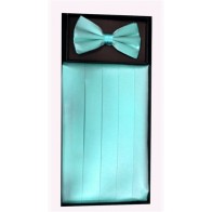 Silk Cummerbund and Bow Tie Set Men's All Color