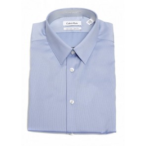Calvin Klein Slim Fit Mist Blue Dress Shirt all Cotton