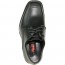 Boys Black Matte Lace Up Dress Shoes