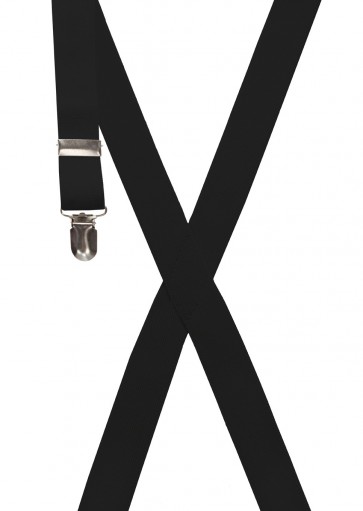 Boys Suspenders BLACK Clip Suspenders